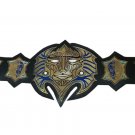 TNA JEFF HARDY IMMORTAL WRESTLING CHAMPIONSHIP BELT ADULT SIZE BLACK LEATHER STRAP