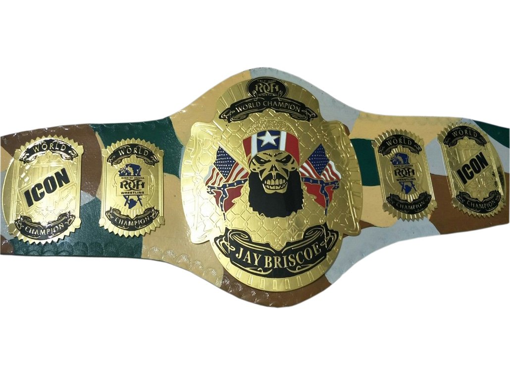 ROH RING OF HONOR JAY BRISCOE WRESTLING CHAMPIONSHIP BELT ADULT SIZE