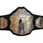 UFC ULTIMATE FIGHTING WRESTLING CHAMPIONSHIP BELT ADULT SIZE BLACK LEATHER STRAP