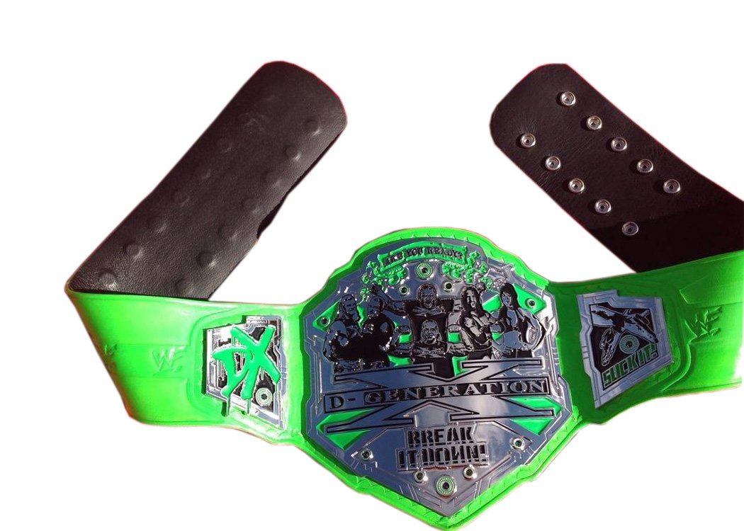 DX GENERATION BREAK IT DOWN WRESTLING CHAMPIONSHIP BELT ADULT SIZE
