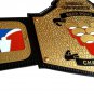 BEER PONG CHAMPIONSHIP BELT BLACK LEATHER STRAP ADULT SIZE