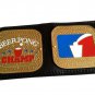 BEER PONG CHAMPIONSHIP BELT BLACK LEATHER STRAP ADULT SIZE