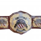 IWGP UNITED STATES WRESTLING CHAMPIONSHIP BELT ADULT SIZE LEATHER STRAP