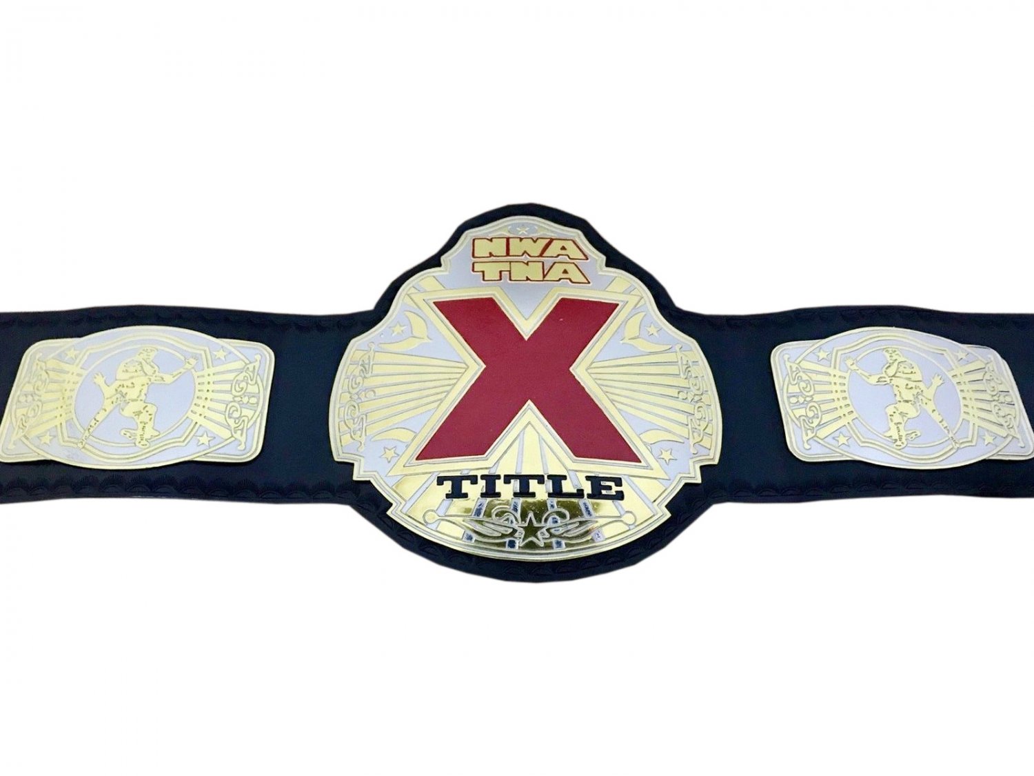 NWA TNA X TITLE WRESTLING CHAMPIONSHIP BELT ADULT SIZE