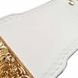 WORLD HEAVYWEIGHT WRESTLING CHAMPIONSHIP BELT WHITE LEATHER STRAP ADULT SIZE