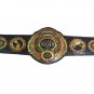 ROH RING OF HONOR WRESTLING CHAMPIONSHIP BELT BLACK LEATHER STRAP ADULT SIZE