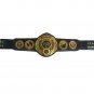 ROH RING OF HONOR WRESTLING CHAMPIONSHIP BELT BLACK LEATHER STRAP ADULT SIZE