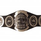 SOUTHERN HEAVYWEIGHT WRESTLING CHAMPIONSHIP BELT BLACK LEATHER STRAP ADULT SIZE