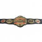 ROH RING OF HONOR WORLD TELEVISION WRESTLING CHAMPIONSHIP BELT BLACK LEATHER STRAP ADULT SIZE