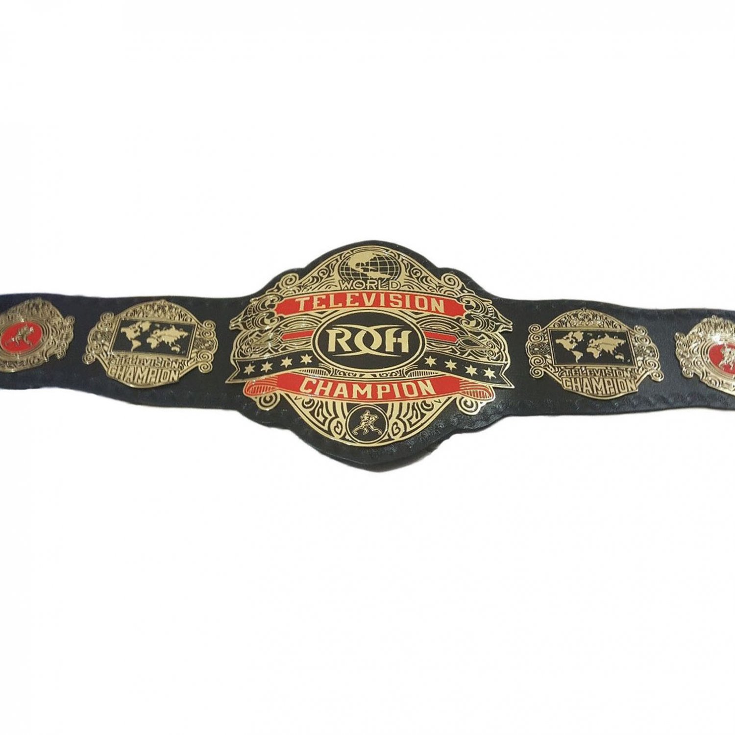 ROH RING OF HONOR WORLD TELEVISION WRESTLING CHAMPIONSHIP BELT BLACK ...