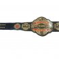 ROH RING OF HONOR WORLD TELEVISION WRESTLING CHAMPIONSHIP BELT BLACK LEATHER STRAP ADULT SIZE