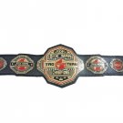 ROH RING OF SIX MAN TAG TEAM WORLD WRESTLING CHAMPIONSHIP BELT BLACK LEATHER STRAP ADULT SIZE