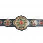 ROH RING OF SIX MAN TAG TEAM WORLD WRESTLING CHAMPIONSHIP BELT BLACK LEATHER STRAP ADULT SIZE