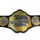 TNA HEAVYWEIGHT WRESTLING CHAMPIONSHIP BELT ADULT SIZE LEATHER STRAP