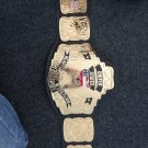 WCW UNITED STATES HEAVYWEIGHT WRESTLING CHAMPIONSHIP BELT BLACK LEATHER STRAP ADULT SIZE