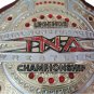 TNA LEGENDS WRESTLING CHAMPIONSHIP BELT ADULT SIZE BROWN LEATHER STRAP