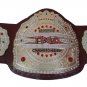 TNA LEGENDS WRESTLING CHAMPIONSHIP BELT ADULT SIZE BROWN LEATHER STRAP
