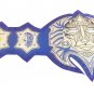 TNA IMMORTAL JEF HARDY WRESTLING CHAMPIONSHIP BELT BLUE LEATHER STRAP ADULT SIZE