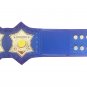 TNA IMMORTAL JEF HARDY WRESTLING CHAMPIONSHIP BELT BLUE LEATHER STRAP ADULT SIZE