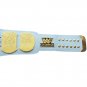 WINGED EAGLE WRESTLING CHAMPIONSHIP BELT WHITE LEATHER STRAP ADULT SIZE