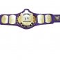 WINGED EAGLE WRESTLING CHAMPIONSHIP BELT PURPLE LEATHER STRAP ADULT SIZE