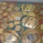 INTERCONTINENTAL WRESTLING CHAMPIONSHIP BELT YELLOW LEATHER STRAP