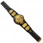 WINGED EAGLE WRESTLING CHAMPIONSHIP BELT BLACK LEATHER STRAP ADULT SIZE