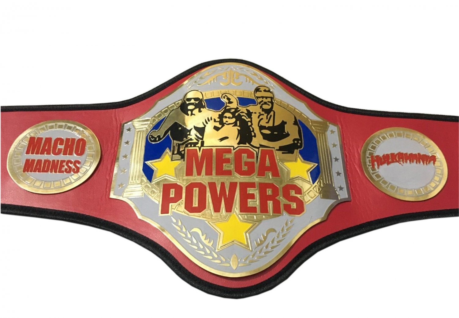 MEGA POWERS CHAMPION HARDCORE WRESTLING CHAMPIONSHIP BELT ADULT SIZE