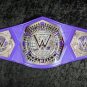 CRUISER WEIGHT WRESTLING CHAMPIONSHIP BELT BLUE LEATHER STRAP