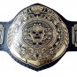 LUCHA UNDERGROUND WRESTLING CHAMPIONSHIP BELT BLACK LEATHER STRAP ADULT SIZE