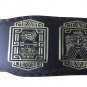 LUCHA UNDERGROUND WRESTLING CHAMPIONSHIP BELT BLACK LEATHER STRAP ADULT SIZE