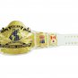 ANDRE 87 WORLD HEAVYWEIGHT WRESTLING CHAMPIONSHIP BELT WHITE LEATHER STRAP ADULT SIZE