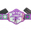 NWA TELEVISION HEAVYWEIGHT WRESTLING CHAMPIONSHIP PURPLE LEATHER STRAP ADULT SIZE