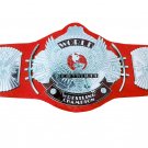 WINGED EAGLE WRESTLING CHAMPIONSHIP BELT RED LEATHER STRAP ADULT SIZE