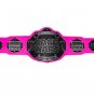 CALIFORNIA CAGE WAR WRESTLING CHAMPIONSHIP BELT PINK LEATHER STRAP ADULT SIZE