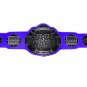 CALIFORNIA CAGE WAR WRESTLING CHAMPIONSHIP BELT BLUE LEATHER STRAP ADULT SIZE