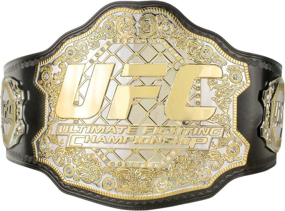 UFC ULTIMATE FIGHTING WRESTLING CHAMPIONSHIP BELT ADULT SIZE BLACK ...