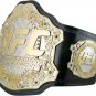 UFC ULTIMATE FIGHTING WRESTLING CHAMPIONSHIP BELT ADULT SIZE BLACK LEATHER STRAP
