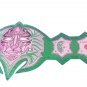 TNA IMMORTAL JEF HARDY WRESTLING CHAMPIONSHIP BELT GREEN LEATHER STRAP ADULT SIZE