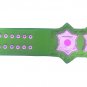 TNA IMMORTAL JEF HARDY WRESTLING CHAMPIONSHIP BELT GREEN LEATHER STRAP ADULT SIZE