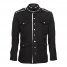 Men's Military Style Traditional Coat Gothic Style Fashion Jacket Size M