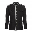 Men's Military Style Traditional Coat Gothic Style Fashion Jacket Size 5XL