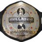 BELLATOR FIGHTING WORLD CHAMPIONSHIP WRESTLING BELT BLACK LEATHER STRAP ADULT SIZE