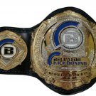 BELLATOR KICK BOXING WORLD CHAMPIONSHIP WRESTLING BELT BLACK LEATHER STRAP ADULT SIZE