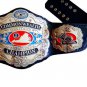 VCW COMMONWEALTH CHAMPIONSHIP WRESTLING BELT BLACK LEATHER STRAP ADULT SIZE