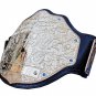 FANDU BIG GOLD TRIPPLE H WRESTLING CHAMPIONSHIP BELT BLACK LEATHER STRAP ADULT SIZE