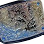 FANDU BIG GOLD TRIPPLE H WRESTLING CHAMPIONSHIP BELT BLACK LEATHER STRAP ADULT SIZE