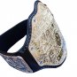 FANDU BIG GOLD TRIPPLE H WRESTLING CHAMPIONSHIP BELT BLACK LEATHER STRAP ADULT SIZE