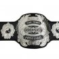 TAG TEAM WRESTLE-1 WRESTLING CHAMPIONSHIP BELT BLACK LEATHER STRAP ADULT SIZE