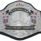 PWA AWA AAW AUSTRALIAN HEAVYWEIGHT WRESTLING CHAMPIONSHIP LEATHER STRAP BELT ADULT SIZE